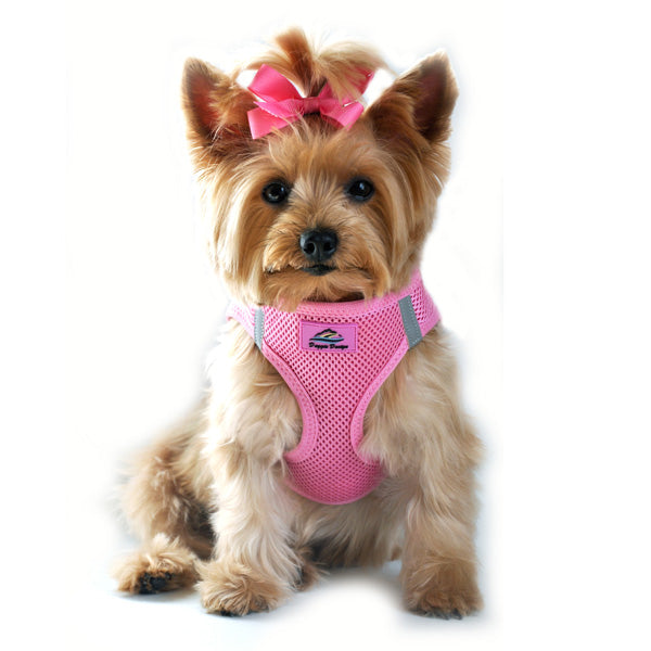 American River Ultra Choke Free Soft Mesh Dog Harness™ - Candy Pink - 3 Red Rovers