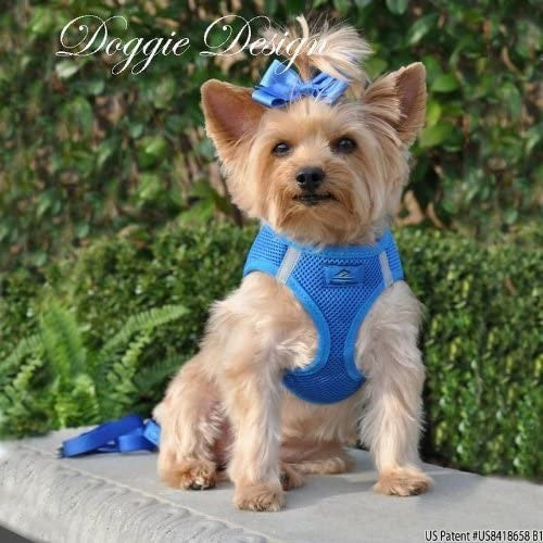 American River Ultra Choke Free Soft Mesh Dog Harness™ - Cobalt Blue - 3 Red Rovers