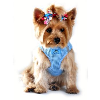 American River Ultra Choke Free Soft Mesh Dog Harness™ - Light Blue - 3 Red Rovers