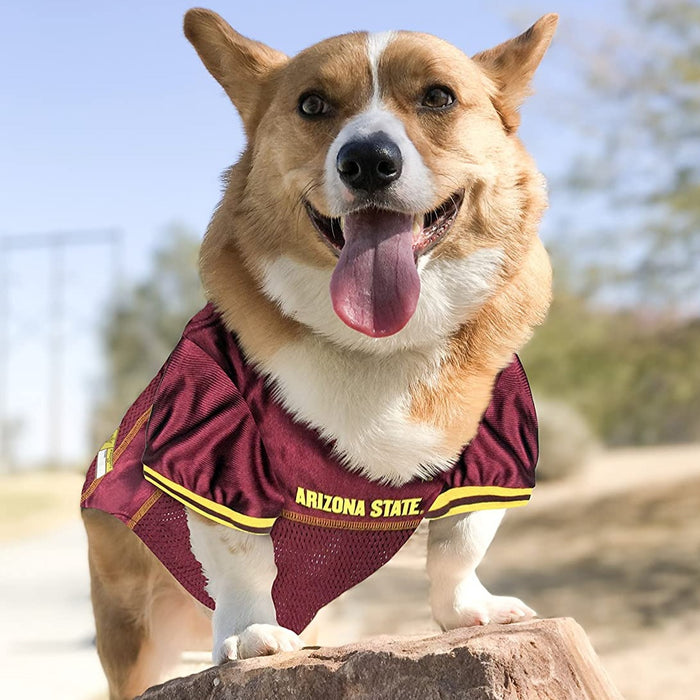 AZ State Sun Devils Pet Jersey - 3 Red Rovers
