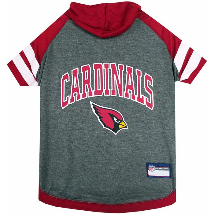 AZ Cardinals Lightweight Pet Hoodie - 3 Red Rovers