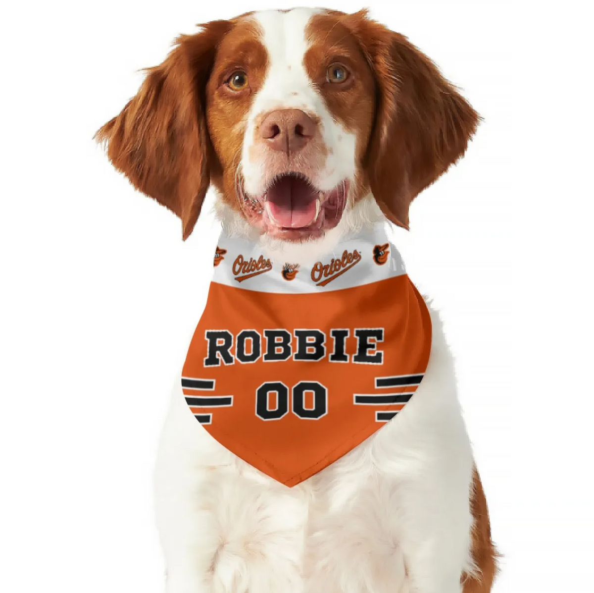 Baltimore Orioles Home/Road Personalized Reversible Bandana - 3 Red Rovers