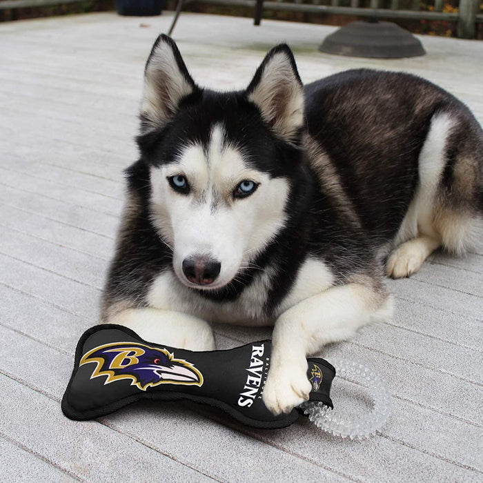 Baltimore Ravens Dental Tug Toy - 3 Red Rovers