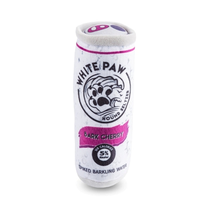 White Paw Hound Seltzer Plush Toy - Bark Cherry - 3 Red Rovers