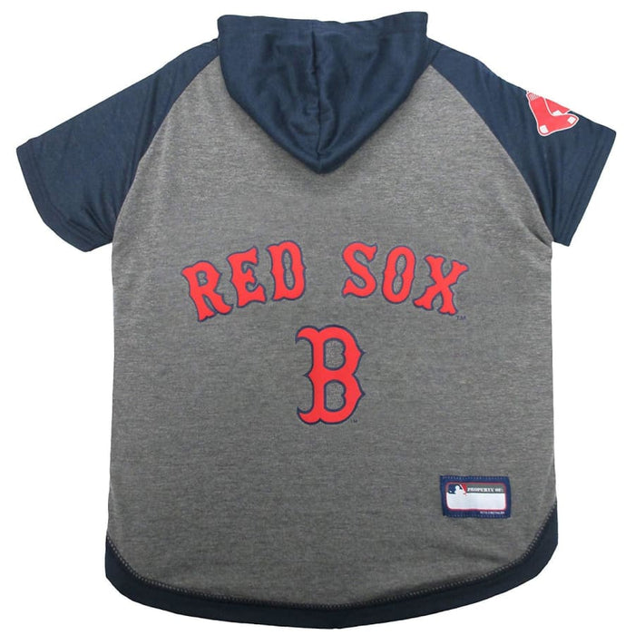 Boston Red Sox Lightweight Pet Hoodie - 3 Red Rovers