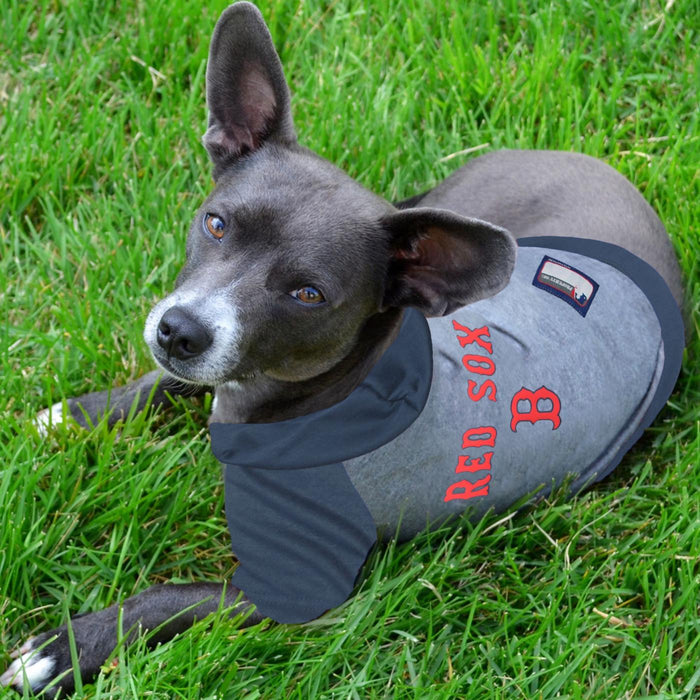 Boston Red Sox Lightweight Pet Hoodie - 3 Red Rovers
