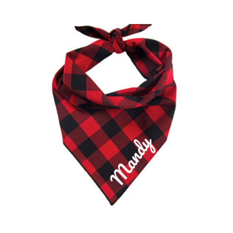 buffalo plaid bandana