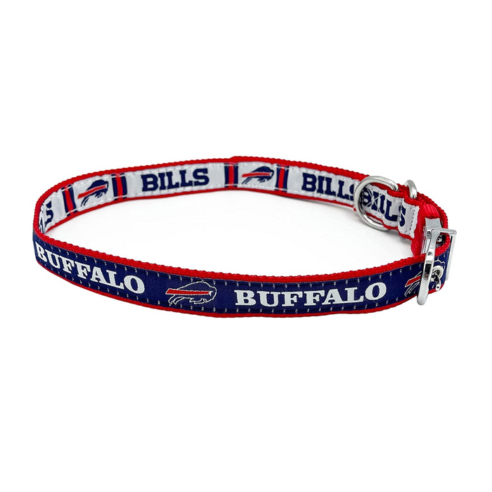 Buffalo Bills Reversible Dog Collar - 3 Red Rovers