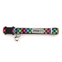 Carnival Check Cat Collar - 3 Red Rovers