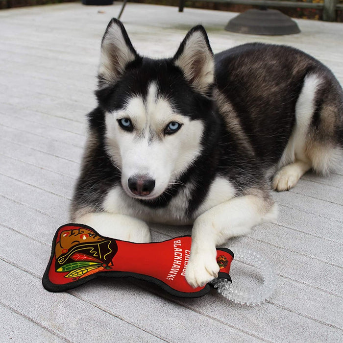 Chicago Blackhawks Dental Tug Toys - 3 Red Rovers