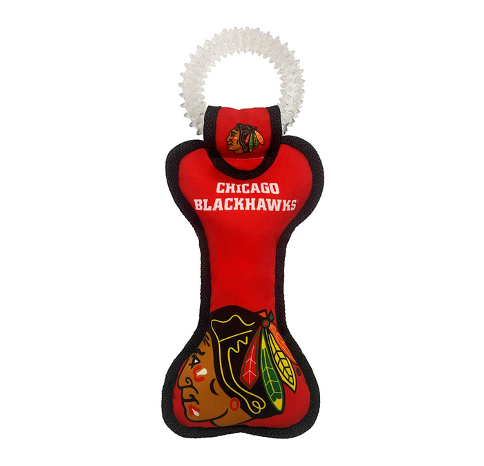 Chicago Blackhawks Dental Tug Toys - 3 Red Rovers