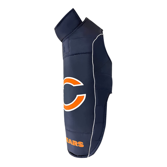 Chicago Bears Game Day Puffer Vest - 3 Red Rovers