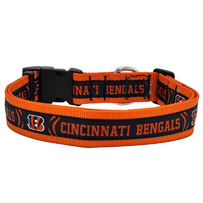 Cincinnati Bengals Satin Dog Collar or Leash - 3 Red Rovers