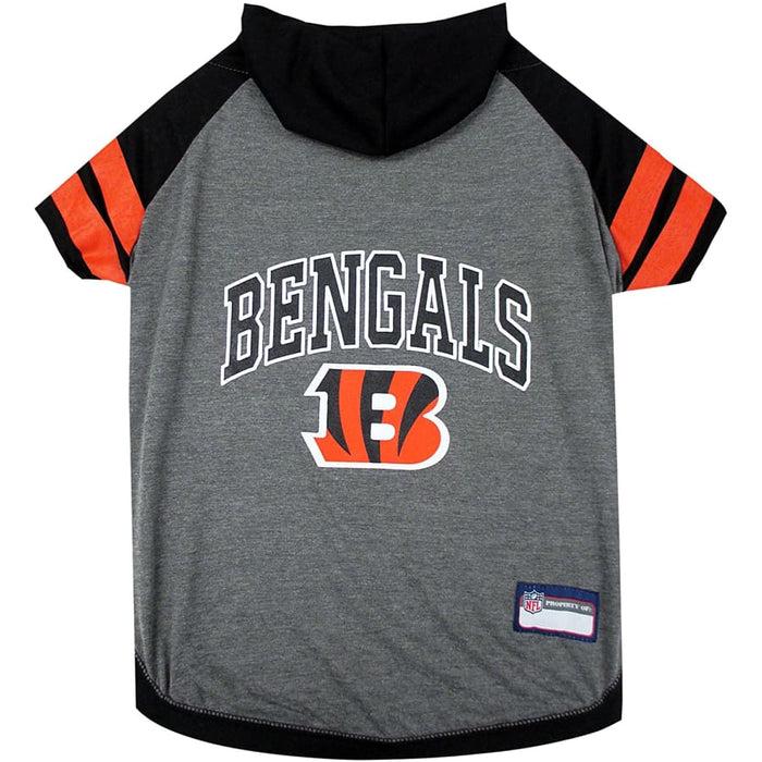 Cincinnati Bengals Lightweight Pet Hoodie - 3 Red Rovers