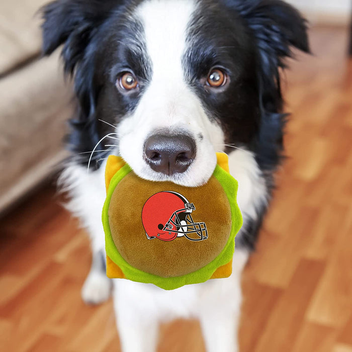 Cleveland Browns Hamburger Plush Toys - 3 Red Rovers