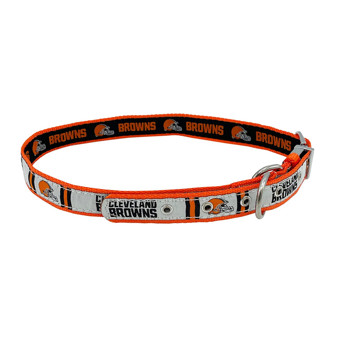 Cleveland Browns Reversible Dog Collar - 3 Red Rovers