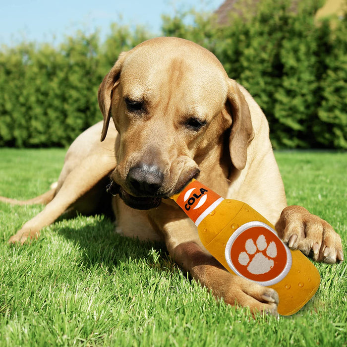 Clemson Tigers Bottle Plush Toys - 3 Red Rovers