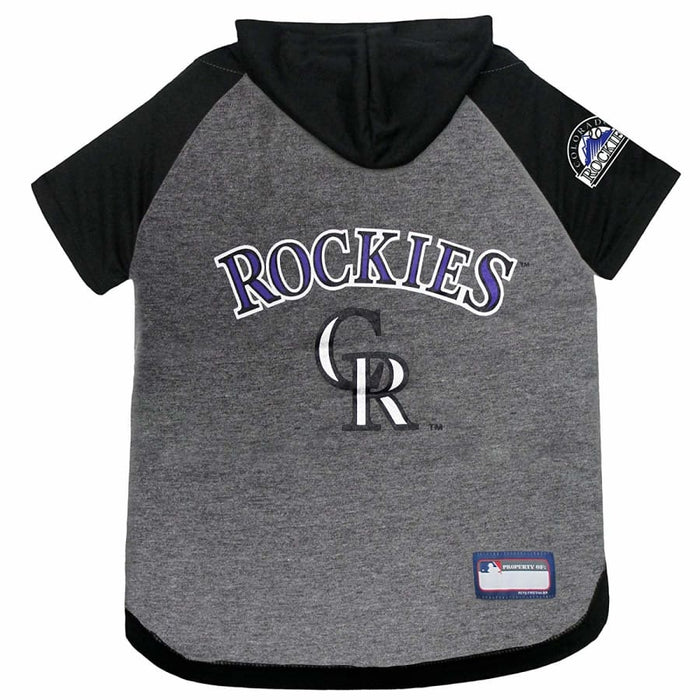 CO Rockies Lightweight Pet Hoodie - 3 Red Rovers