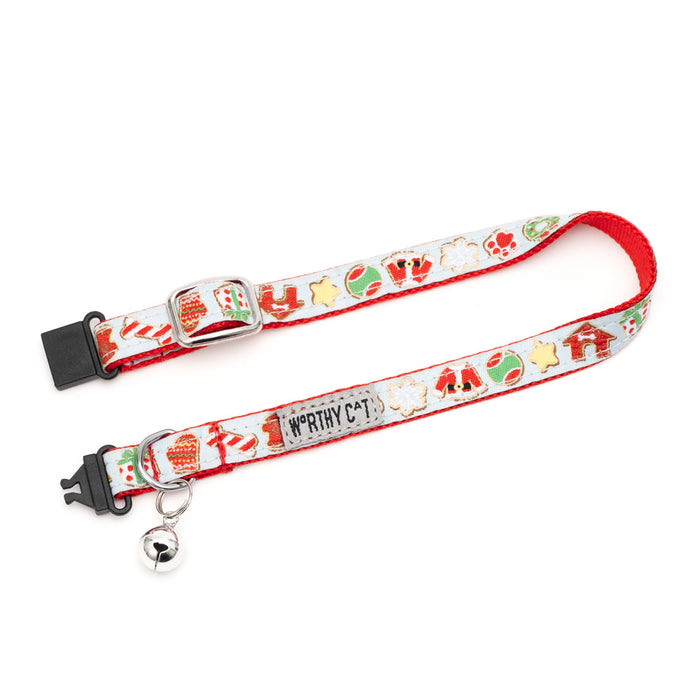 Cookies for Santa Paws Cat Collar - 3 Red Rovers