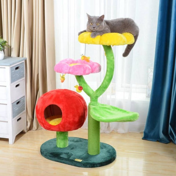 Catry Cat Flower Tree - 3 Red Rovers