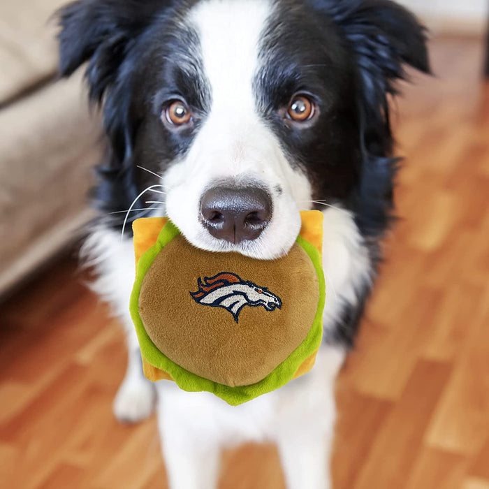 Denver Broncos Hamburger Plush Toys - 3 Red Rovers