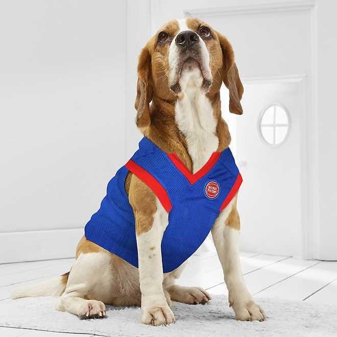 Detroit Pistons Pet Jersey - 3 Red Rovers