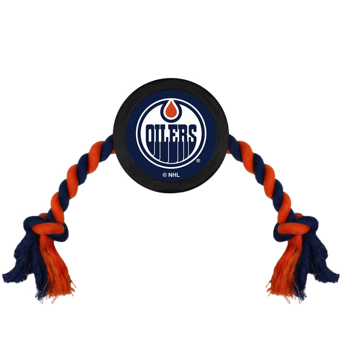 Edmonton Oilers Puck Rope Toys - 3 Red Rovers
