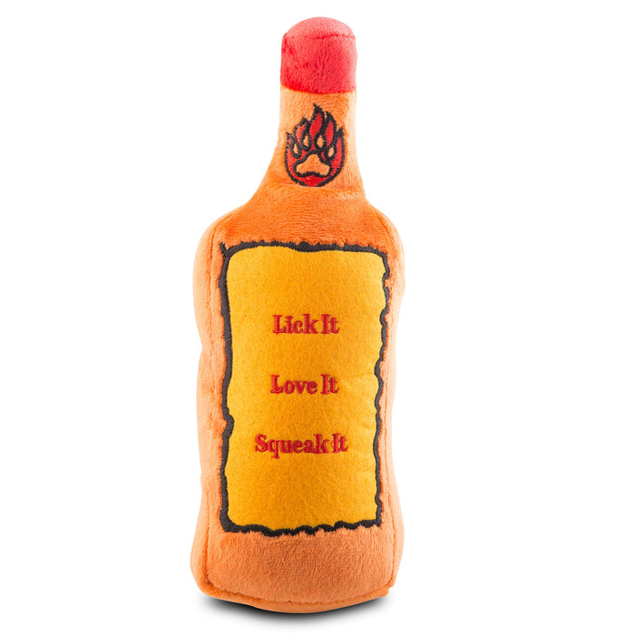 Furball Cinnamutt Whiskey Bottle Plush Toy - 3 Red Rovers