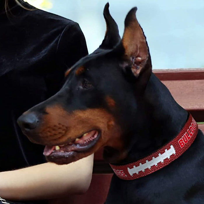 GA Bulldogs Pro Dog Collar - 3 Red Rovers