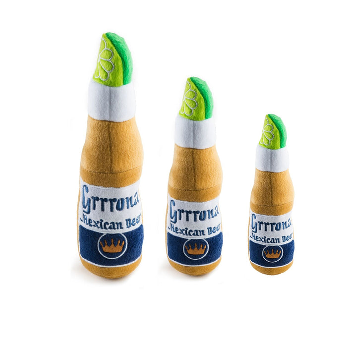 Grrrona Beer Bottle Plush Toy - 3 Red Rovers