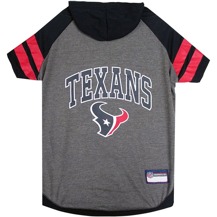 Houston Texans Lightweight Pet Hoodie - 3 Red Rovers