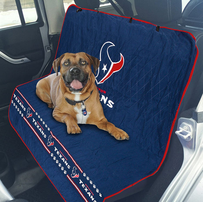 Houston Texans Pet Car Seat Protector - 3 Red Rovers