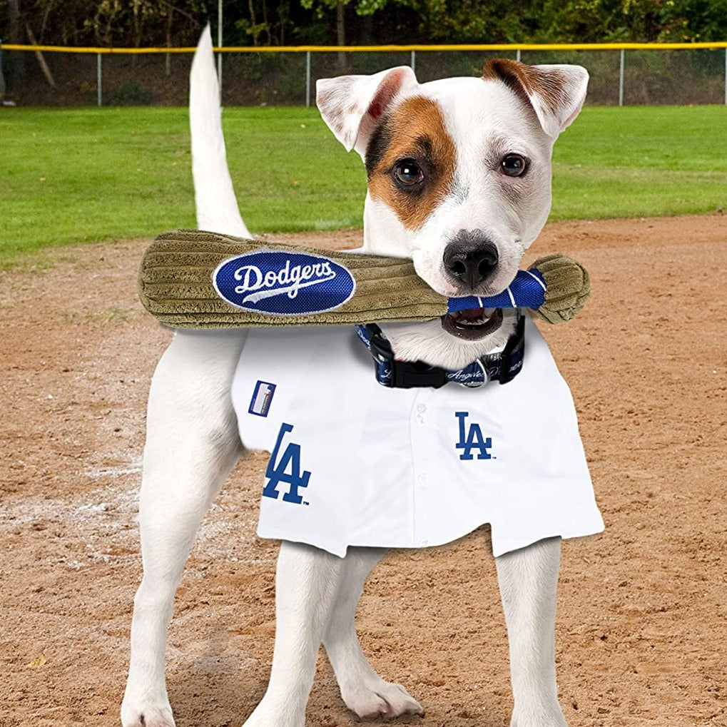 Pets First MLB Los Angeles Dodgers Baseball Toy, Large