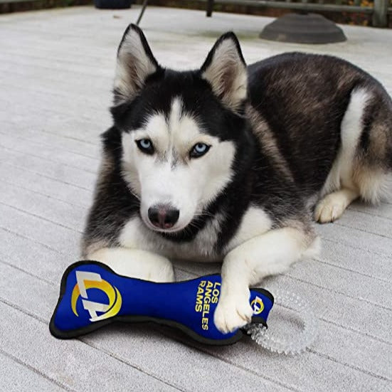 Los Angeles Rams Dental Tug Toys - 3 Red Rovers