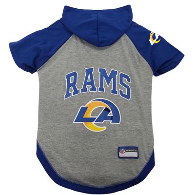 Los Angeles Rams Lightweight Pet Hoodie - 3 Red Rovers