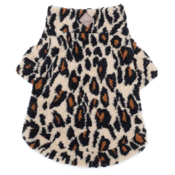 Leopard Sherpa Pullovers - 1/4 Zip Pull - 3 Red Rovers