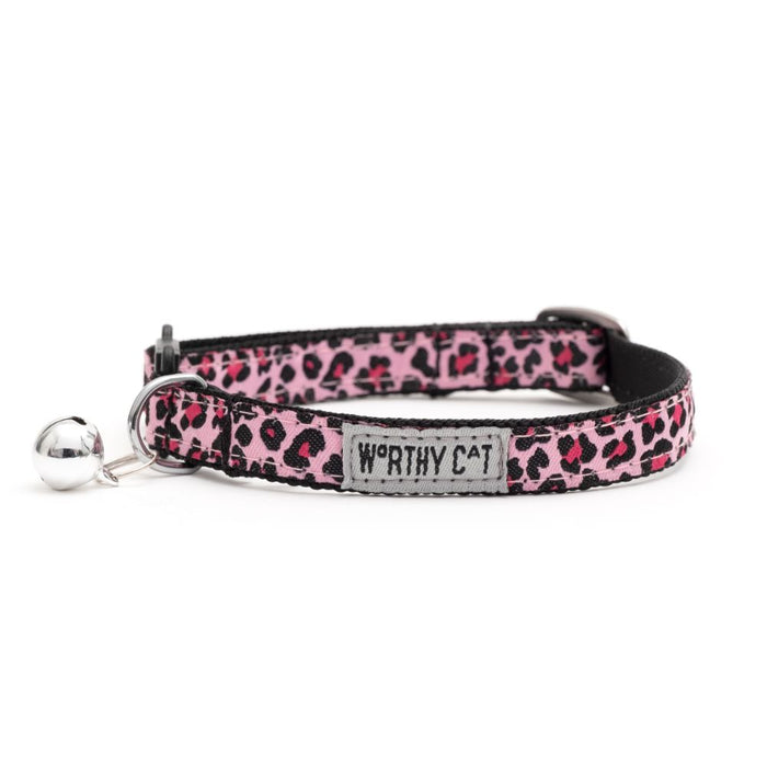 Leopard Pink Cat Collar - 3 Red Rovers