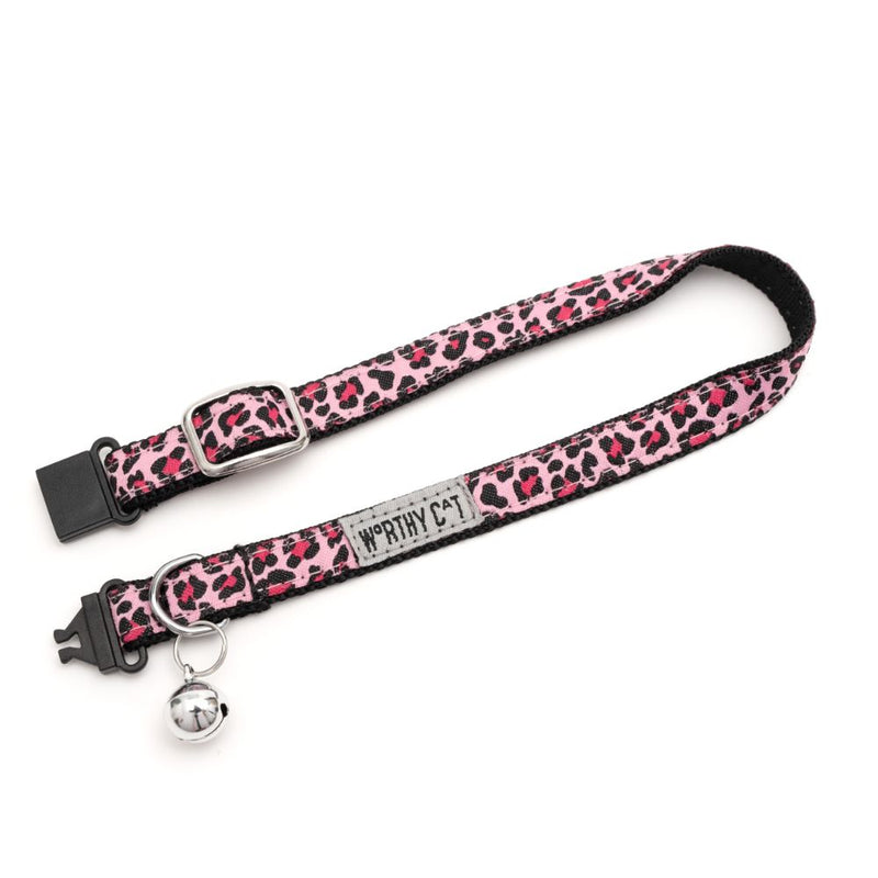 Leopard Pink Cat Collar - 3 Red Rovers