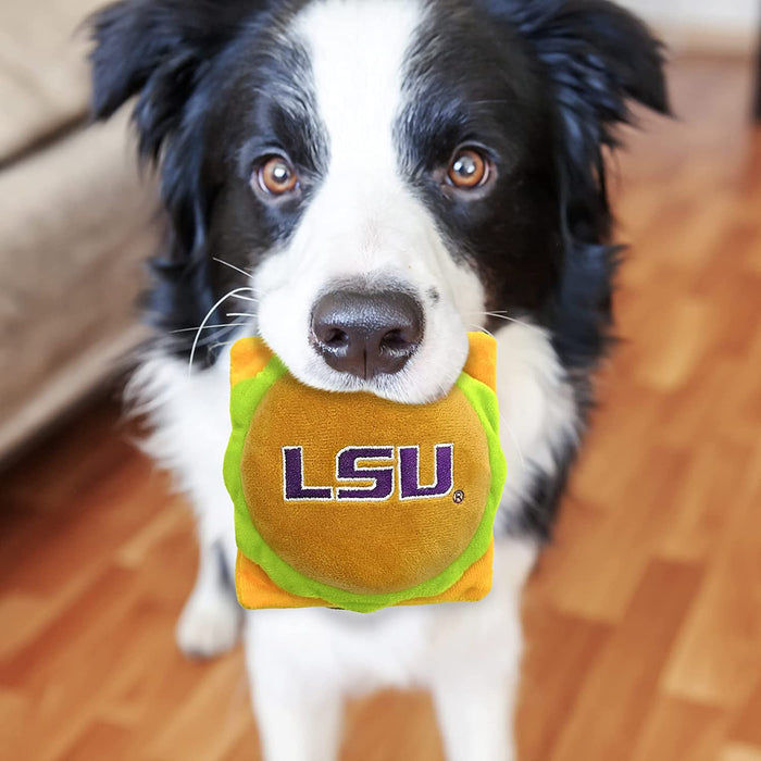 LSU Tigers Hamburger Plush Toys - 3 Red Rovers