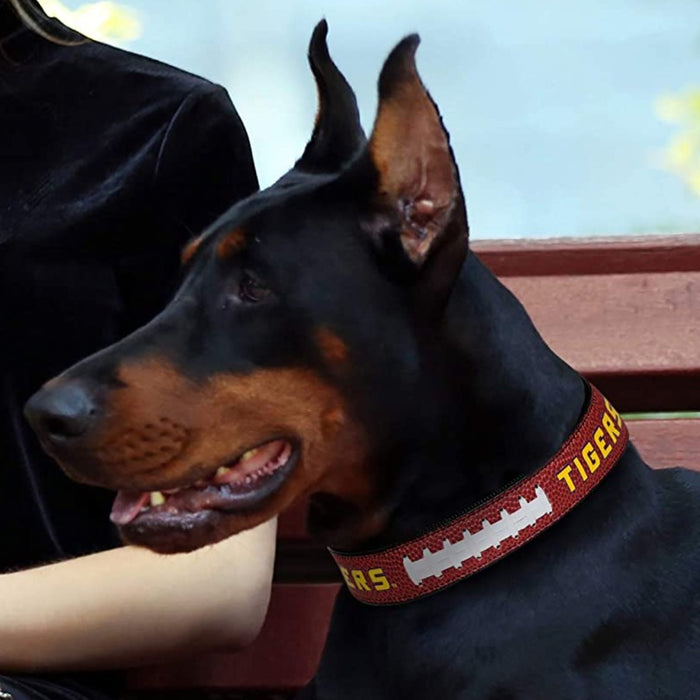 LSU Tigers Pro Dog Collar - 3 Red Rovers