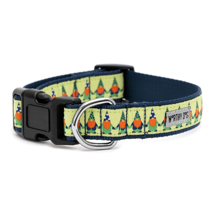 Luck 'O the Irish Gnome Dog Collar - 3 Red Rovers