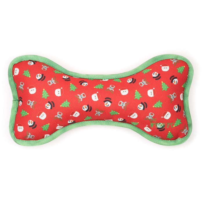 Merry Christmas Bone Toy - 3 Red Rovers