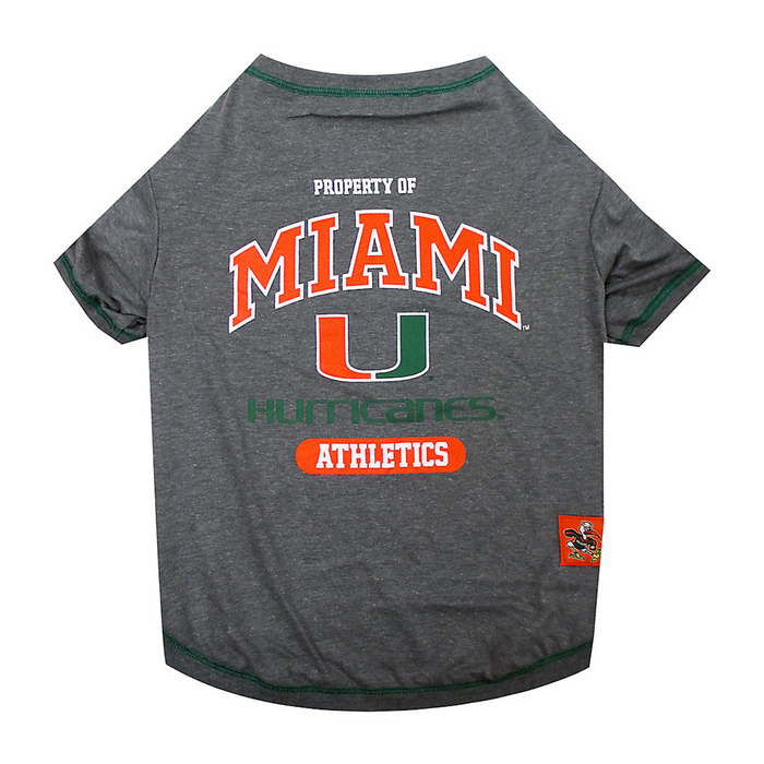 MIA Hurricanes Athletics Tee Shirt - 3 Red Rovers