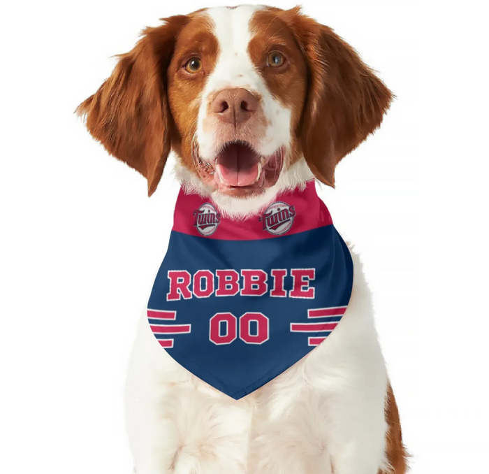 Minnesota Twins Home/Road Personalized Reversible Bandana - 3 Red Rovers