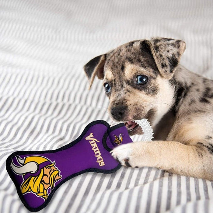 Minnesota Vikings Dental Tug Toys - 3 Red Rovers