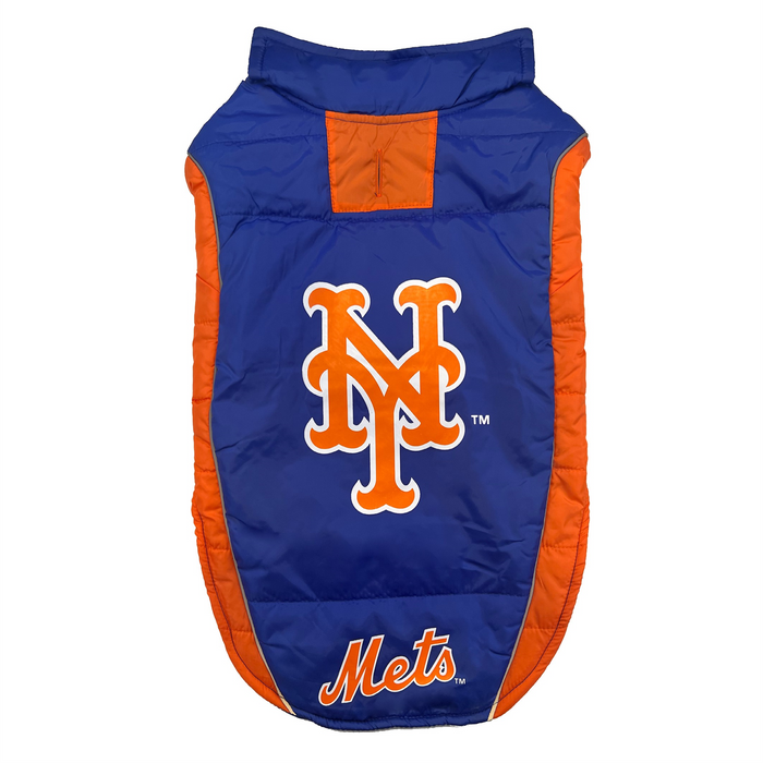 New York Mets Game Day Puffer Vest - 3 Red Rovers