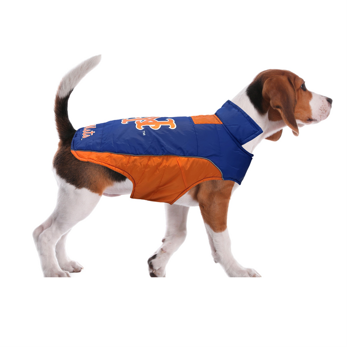 New York Mets Game Day Puffer Vest - 3 Red Rovers