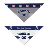 New York Yankees Home/Road Personalized Reversible Bandana - 3 Red Rovers