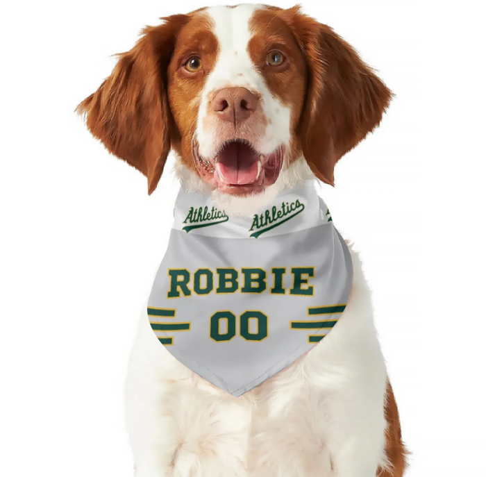 Oakland Athletics Home/Road Personalized Reversible Bandana - 3 Red Rovers