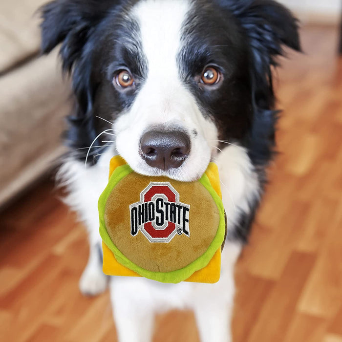 OH State Buckeyes Hamburger Plush Toys - 3 Red Rovers